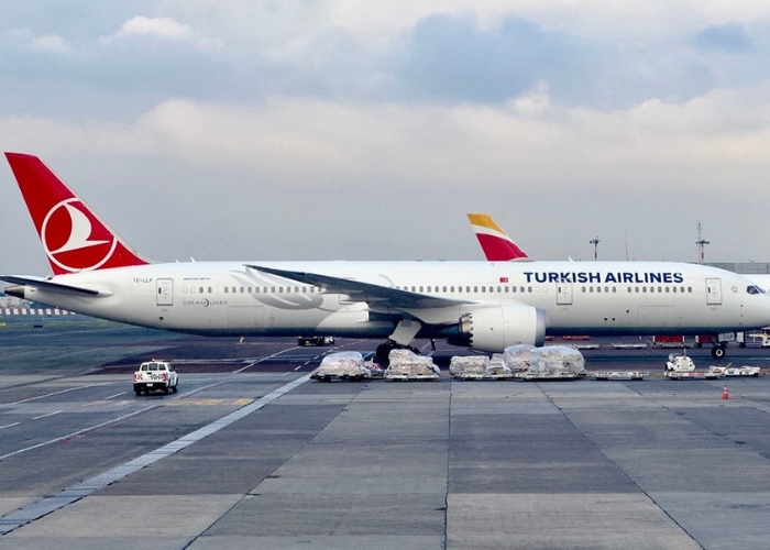 Di chuyển bằng máy bay nội địa. Ảnh: Vietnam+