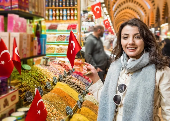Spice Bazaar chợ gia vị ở Thổ Nhĩ Kỳ. Ảnh: Istanbul Clues