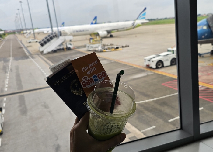 Mua SIM 4G/5G tại sân bay Istanbul. Ảnh: Sim2Go