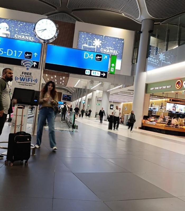 Cấu trúc nhà ga tại sân bay Istanbul. Ảnh: eatandtravel.uz