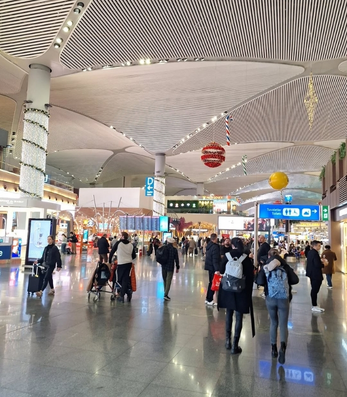 Quy trình làm thủ tục nhập cảnh tại sân bay Istanbul. Ảnh: uk.9_9_9