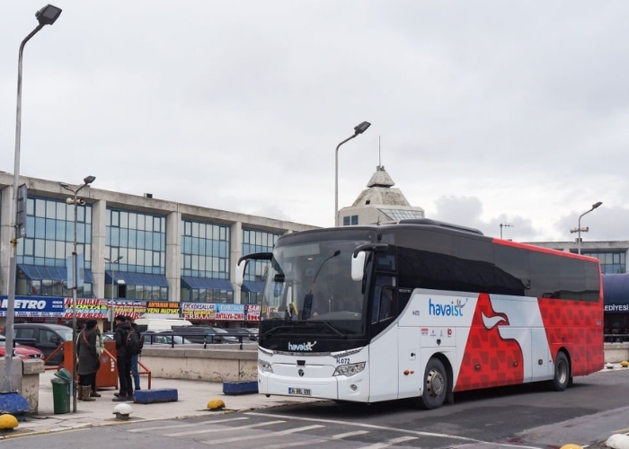 Xe bus Havaist từ sân bay Istanbul. Ảnh: Istanbul.tips