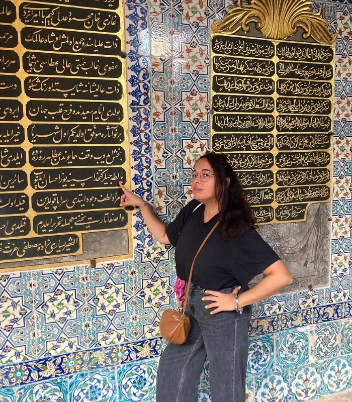 Khu Harem là nơi sinh hoạt của hoàng hậu thời xưa. Ảnh: angelica_casazza