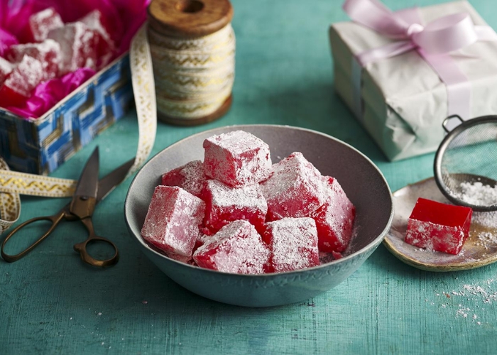 Turkish Delight loại kẹo truyền thống Thổ Nhĩ Kỳ. Ảnh: BBC