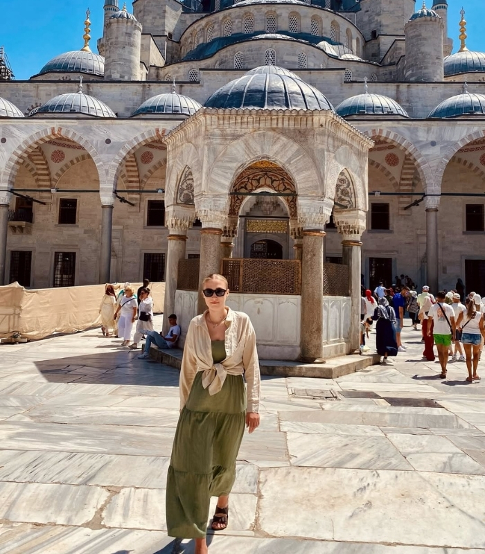 Hagia Sophia thời Ottoman. Ảnh: dooorri