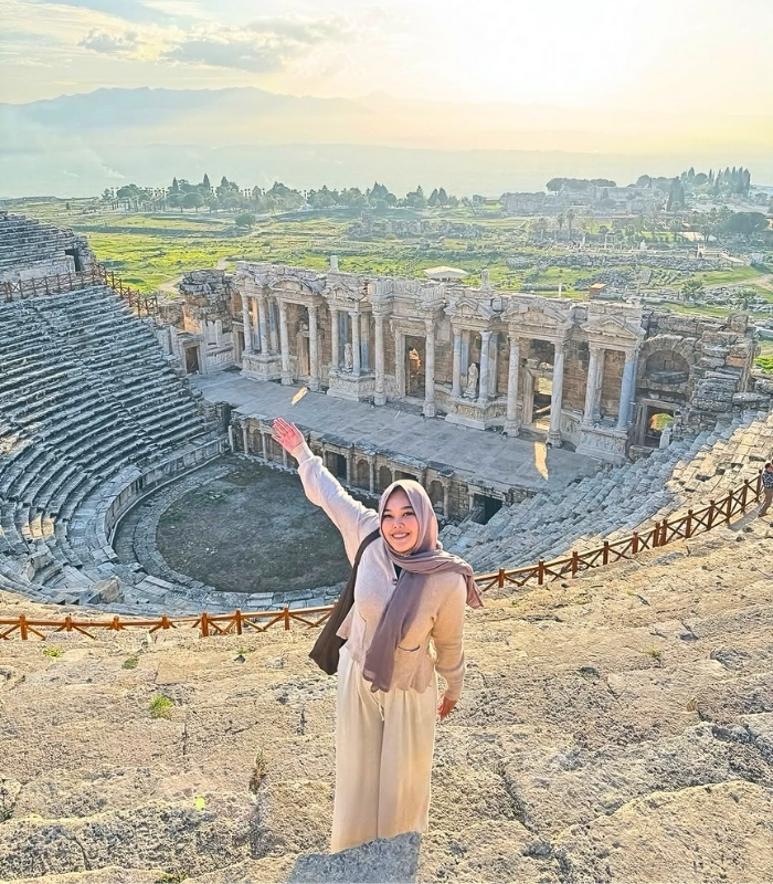 Hierapolis là một thành phố cổ nổi tiếng có từ thời Hy Lạp. Ảnh: evarosadewii