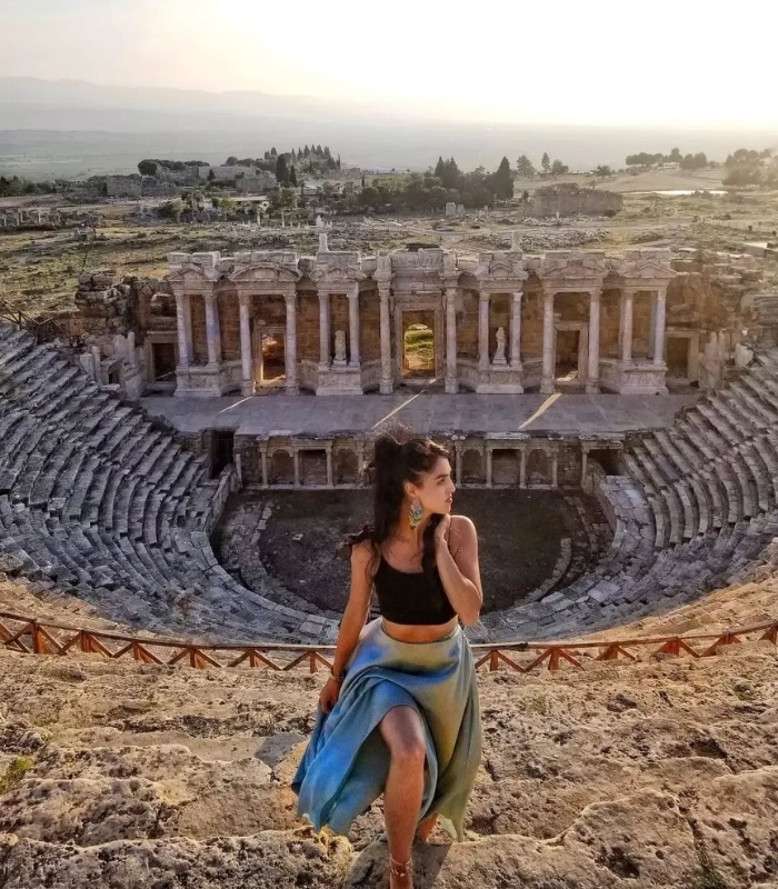 Hierapolis phát triển rực rỡ và đạt đến đỉnh cao thịnh vượng. Ảnh: hepimizgezelim