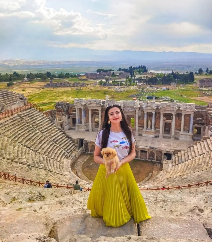 Mối liên hệ giữa tín ngưỡng và thiên nhiên tại Hierapolis. Ảnh: hepimizgezelim