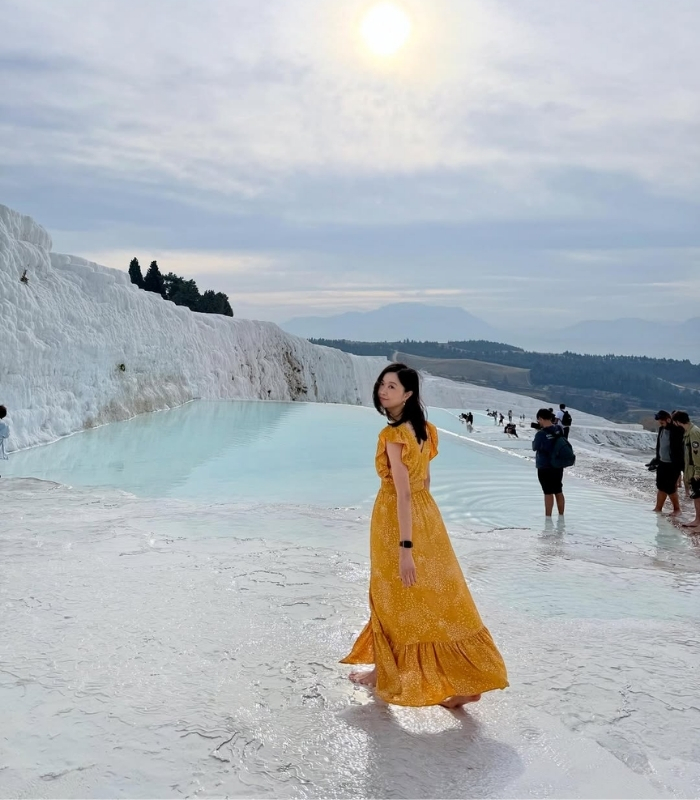 Nguồn suối khoáng nóng tại Pamukkale. Ảnh: sunnypcheng