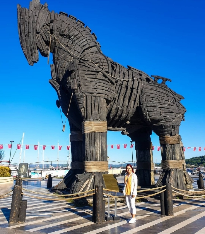 Cuộc chiến thành cổ Troy gắn liền với nhiều nhân vật huyền thoại. Ảnh: antikgezenti