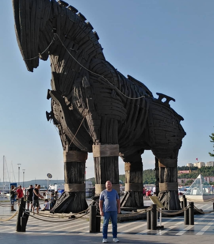 Di sản thế giới của thành cổ Troy. Ảnh: yuksel_pamuk