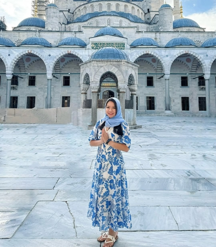 6 ngọn tháp nhà thờ Blue Mosque Ảnh: yoshikosantoso