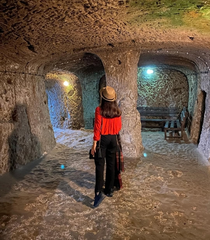 Thành phố ngầm Derinkuyu. Ảnh: gezenliz