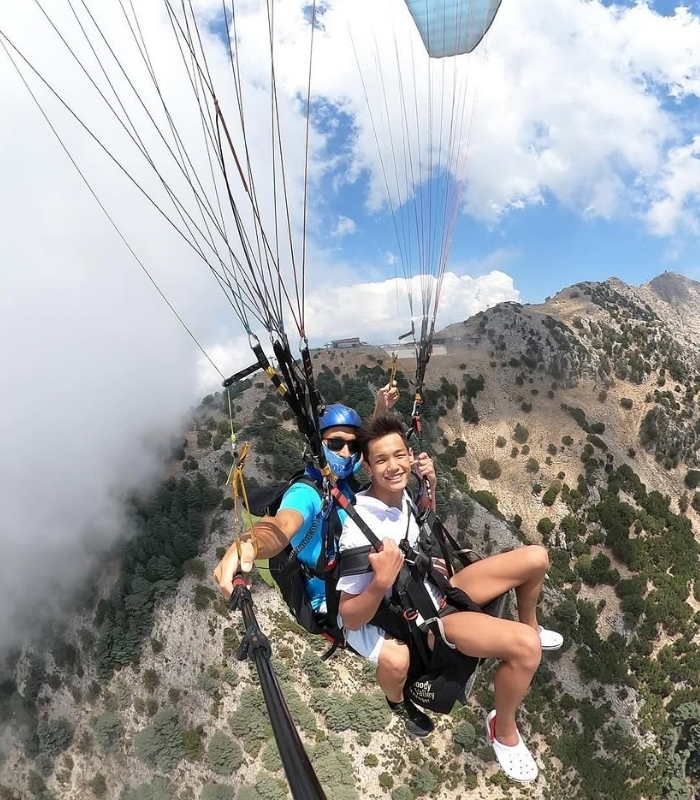 Giá nhảy dù Fethiye. Ảnh: aisana_