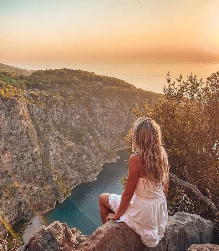 Góc check-in đẹp tại Thung lũng Bướm. Ảnh: fethiye.me