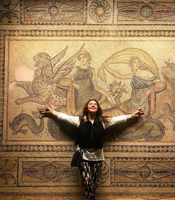 Bên trong Bảo tàng Mosaic Zeugma. Ảnh: sehernigiz