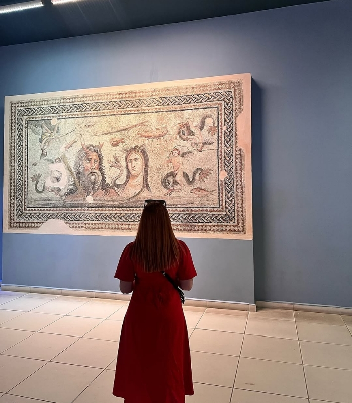 Mosaic Oceanus và Tethys. Ảnh: bibloghemsire
