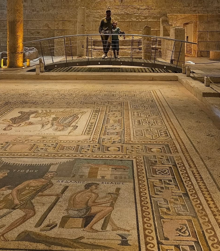 Nghệ thuật tranh khảm tại Bảo tàng Mosaic Zeugma. Ảnh: threetravellersclub