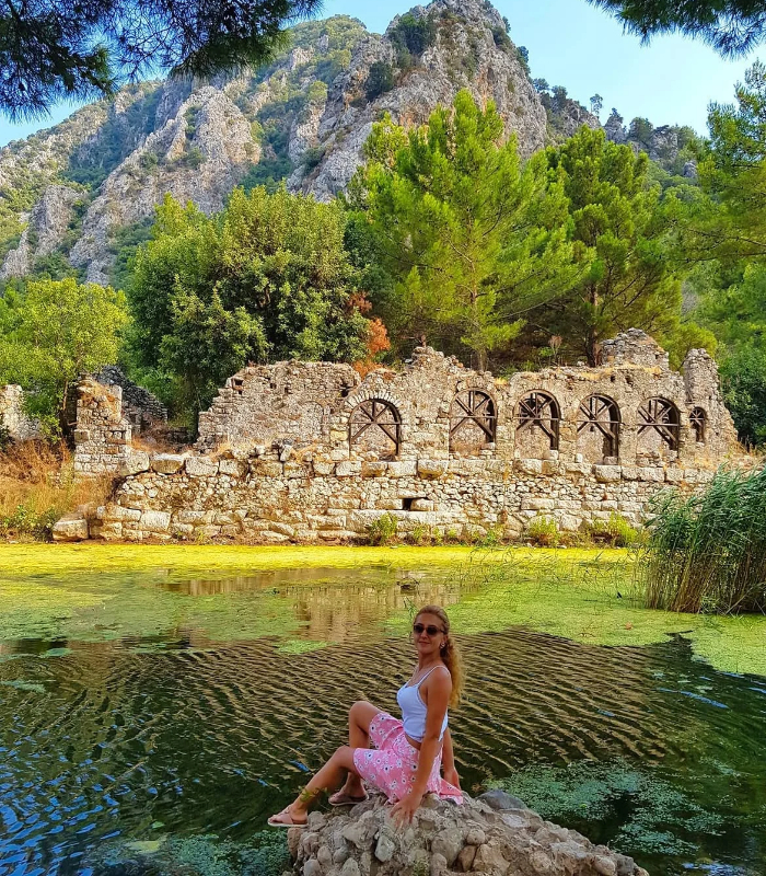 Thành phố cổ Olympos. Ảnh: doganinkizi_zu