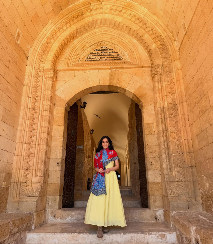 Ngắm đồng bằng Mardin từ khuôn viên tu viện. Ảnh: eliftuncd_